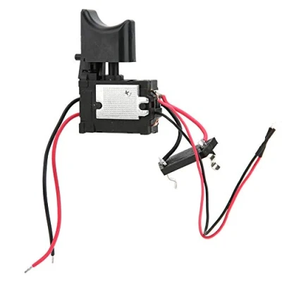 Immagine di Interruttore Trapano, Fydun Trapano Elettrico Avvitatore Batteria al Litio da 7,2 V 24 a Grilletto del Controllo della Velocità con Piccola Luce