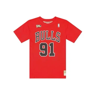 Immagine di Mitchell &amp; Ness NBA HWC Name Number Tee Chicago Bulls, Dennis Rodman