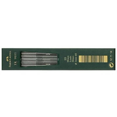 Immagine di Faber Castell 127114 Portamine Tk 9071 Per 10 Pz, Tratto: 2 Mm, Durezza: 4H, Nero, Unità (Confezione da 1)