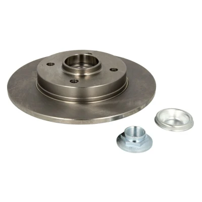 Immagine di ABE C4P013ABE Disco freno Assale posteriore 249 9 4 pieno con dado, anello sensore ABS, calotta/coperchio, kit cuscinetto ruota