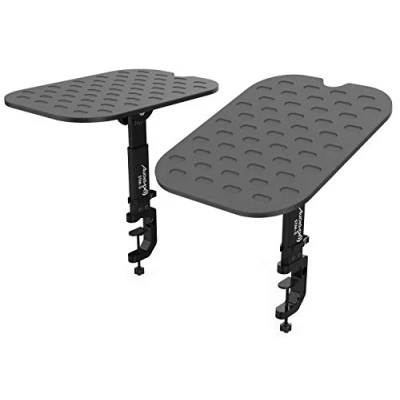 Immagine di Audibax Neo STM 5 Supporto da Tavolo per Diffusori Monitor Studio Altezza Regolabile 23 a 28 cm Angolo Fino 10º Compatibilità Universale con HiFi