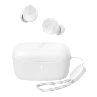 Immagine di Soundcore Auricolari Bluetooth Anker A20i, Cuffie 5.3 Wireless con app, suono personalizzata, 28 ore riproduzione, 2 microfoni chiamate AI, modalità auricolare singolo, design portatile