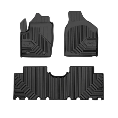 Immagine di FROGUM No. 77 77425675 Set tappetino Gomma anteriore e posteriore 4 nero Su misura FORD: Galaxy Mk1 MPV
