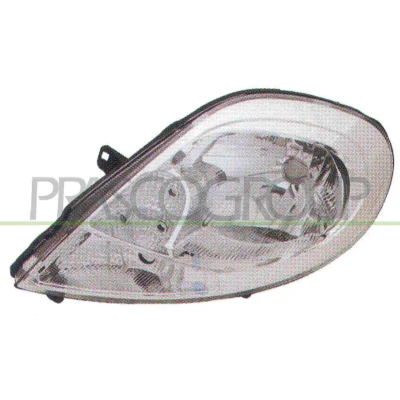 Immagine di PRASCO OP9344814 fari Sx H4 bianco con lampeggiatore motore elettrico regolazione assetto OPEL: Vivaro A Van, Combi