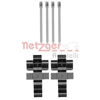 Immagine di METZGER 109 1852 Kit accessori, Pastiglia freno MINI: Hatchback, Coupe