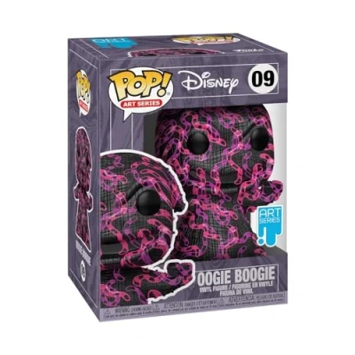 Immagine di Funko Pop! Disney: The Nightmare Before Christmas Oogie Boogie (Artist&#039;s Series) with Case Figura in Vinile da Collezione Include Una Custodia Protettiva Plastica Premium Idea Regalo