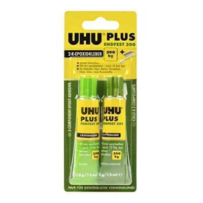 Immagine di UHU pz. 1 Adesivo epossidico a 2 componenti Plus 30 ml D9249