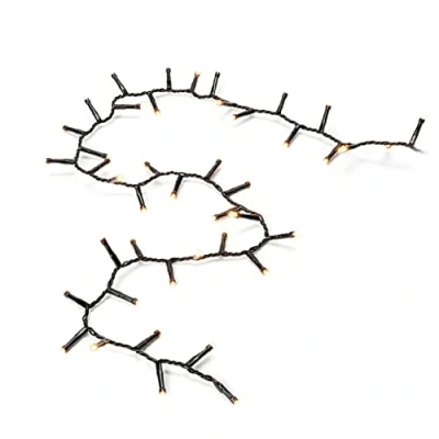 Immagine di Konstsmide 3872 800 Catenella luminosa esterno ERP: E (A G) rete elettrica Numero di lampadine 2000 LED (monocolore) Ambra Lunghezza illuminata: 43.98 m
