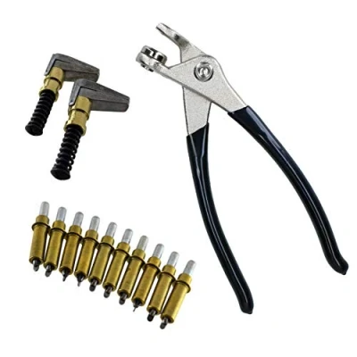Immagine di Cleco temporanee di fissaggio 10 3/16&quot; Rivetti Pins, Pinze e 2 bordo fascette