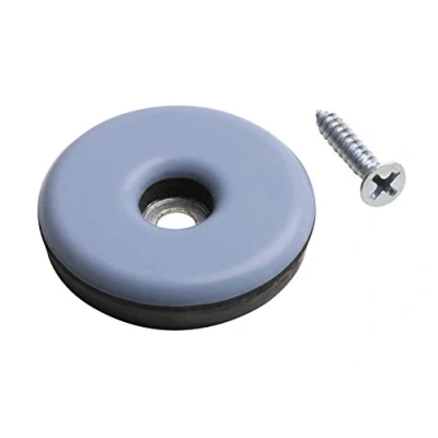 Immagine di Meister Easyglider 645916 Set di 4 viti con vite, diametro 38 mm, colore: Grigio