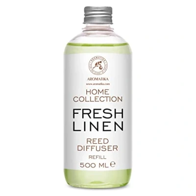 Immagine di Ricarica Diffusore Bastoncini Fresco Bucato 500ml di Aromi Profumati Profumo Ambiente Fragranza Fresca Deodorante per Ambienti Fresh Linen