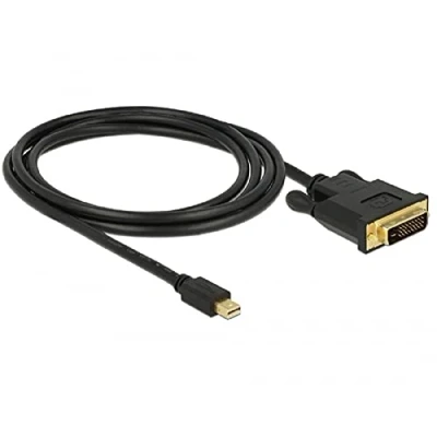 Immagine di DeLOCK 83989 2m Mini DisplayPort DVI D Nero Cavo e Adattatore Video