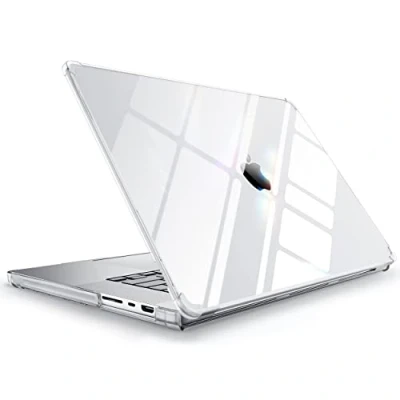 Immagine di SUPCASE Custodia per MacBook Pro 16 Pollici 2021 A2485 M1 / Max, Cover Protettiva a Doppio Strato 16&quot; con Touch ID (Clear)