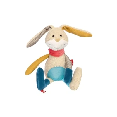 Immagine di Sigikid 42851 Peluche coniglietto patchwork Sweety per giocare e coccolare in morbido mix di materiali neonati bambini, ragazzi ragazze da 0 mesi a 8 anni, multicolore, 31 cm