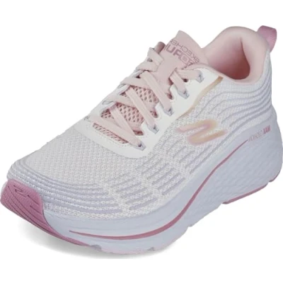 Immagine di Skechers Performance MAX Cushioning Elite 2.0 Scarpe running neutre, Donna, Taglia: 37, White/blue/light pink Tessuto / sintetico