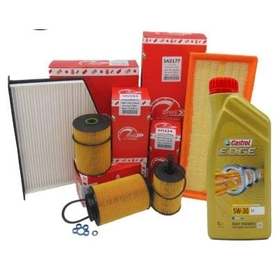 Immagine di Kit TAGLIANDO Olio CASTROL Edge 5W30 7LT + 4 FILTRI Speed
