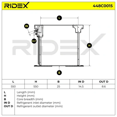 Immagine di NISSENS 94385 Condensatore con essiccatore Alluminio 415 R 134a OPEL: Zafira A, Astra G Caravan, Coupe