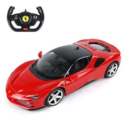 Immagine di MGM TURBO CHALLENGE Ferrari SF90 Stradale RC Prestige 095615 Auto Telecomandata Nero 1/14 Batterie Non Incluse Plastica A Partire dai 6 anni