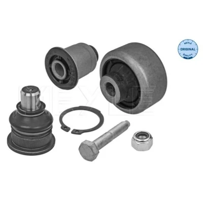 Immagine di MEYLE 16 610 0015 Kit riparazione, Sospensione ruota Assale anteriore Sx, Dx con snodo portante/di guida, cuscinetto in gomma