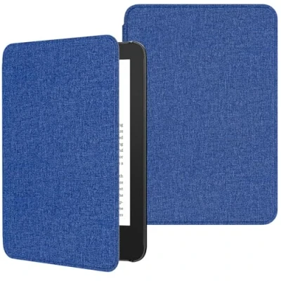 Immagine di MoKo Custodia Compatibile con 6 Pollici Nuovo Kindle 11a Generazione 2024/2022 &amp; Versione Internazionale, Cover Leggera Auto Sveglia/Sonno per 2024 Gen e Reader, Indaco