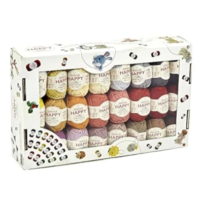 Immagine di DMC Happy Chenille Filo di velluto, 15 g, colori assortiti, 25 pezzi