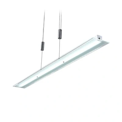 Immagine di Lampada a sospensione &#039;Sladja&#039; dimmerabile (Moderno) colore Argento, in Vetro ad es. Soggiorno &amp; Sala da pranzo (1 luce, lampadina inclusa) di Lindby sospensione, lampada, lampadine per