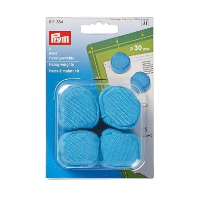 Immagine di Prym Pesi di Fissaggio, Cotone, Blu, 9.3 x 5.7 0.7 cm, 4 unità