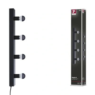 Immagine di Paulmann Regula II 80101 Lampada LED per specchio Nero