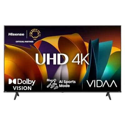Immagine di Hisense TV 43&quot; 4K Ultra HD 43A6N, Smart VIDAA U7, Dolby Vision, HDR 10+, DTS Virtual:X, Game Mode, Alexa Built in, Voice, Tuner DVB T2/S2 HEVC 10, lativù