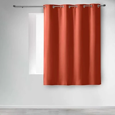 Immagine di Douceur d&#039;Intérieur, Ideal Textiles Tenda con occhielli, 135 x 180 cm, colore: Terracotta