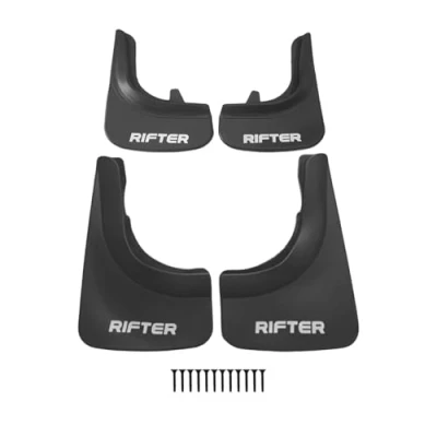 Immagine di Apline Compatibile con Peugeot Rifter 2018 2024 Parafanghi anteriore + posteriore 4 pezzi KIT