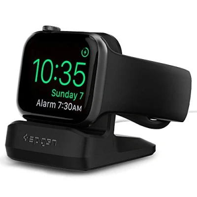 Immagine di Spigen S350 Compatibile con Supporto Apple Watch per Ultra 2/1 49mm, Series 10/9/8/7/6/5/SE/4/3/2/1 (49/46/45/4/42/41/40mm) Nero