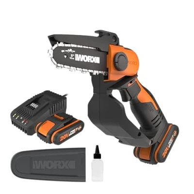 Immagine di WORX Potatore A Batteria 20 V WG324E Lunghezza Lama 12 Leggera E Comoda Compatibile Con PowerShare Caricatore
