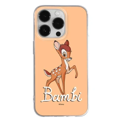 Immagine di Ert Group custodia per cellulare Apple Iphone 14 PRO originale e con licenza ufficiale Disney, modello Bambi 013 adattato in modo ottimale alla forma dello smartphone, TPU