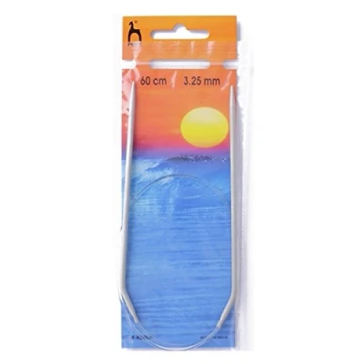 Immagine di Pony Ferri da Maglia Classici circolari fissi, Alluminio, Multicolore, 8.0 x 4.0 21.0 cm