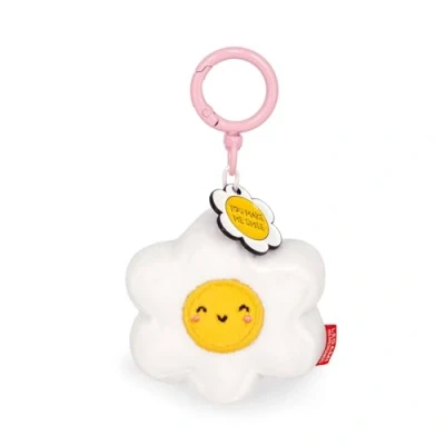 Immagine di Legami Portachiavi Super Soft! a Tema Daisy, di Peluche, Ciondolo con Messaggio Inciso e Moschettone in Zinco, 7x11 cm