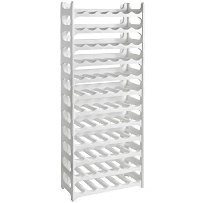Immagine di Grizzly portabottiglie design modulare e impilabile per 72 bottiglie, bianco