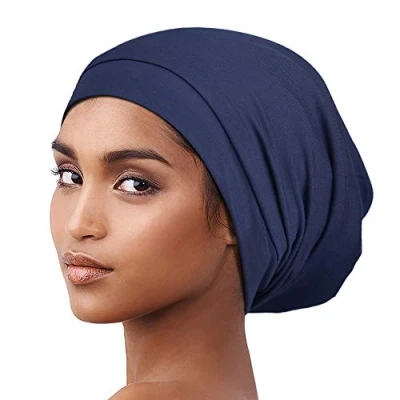 Immagine di Alnorm Cappello Beanie A Strisce Slouchy Comodo Tappo Avvolgente