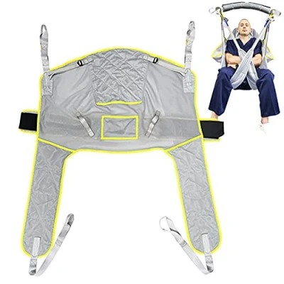 Immagine di Imbracatura per Sollevatore Disabili, Cinghia di Trasferimento, i Pazienti e Disabilità, Toilette Sedia da Doccia, Superficie in Mesh Traspirante Confortevole, Carico 230kg