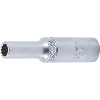 Immagine di BGS 10704 Inserto per chiave a bussola due punti, profondo, 6,3 mm (1/4&quot;) SW 5 acciaio CV bussola, dado