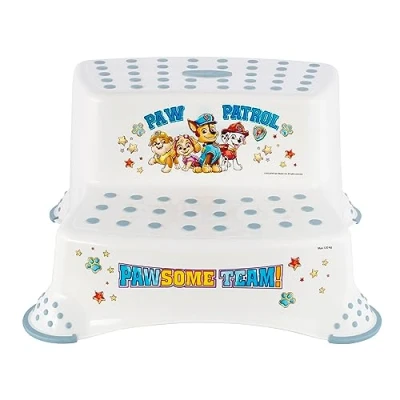 Immagine di keeeper Scaletta a Due Gradini &quot;Paw Patrol&quot;, Per Bambini da 3 14 Anni Circa, Funzione Antiscivolo, Igor, Bianco