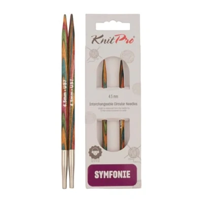 Immagine di KnitPro Symfonie Punte intercambiabili in Legno per Ferro Circolare (Non Incluso) 4.50