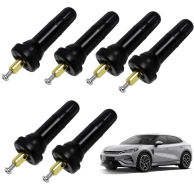 Immagine di Funworth 6 pezzi Valvola per TPMS/RDKS Sensore, Universale Schrader Sensore di Pressione dei Pneumatici Steli Delle Valvole Sistema Monitoraggio Della