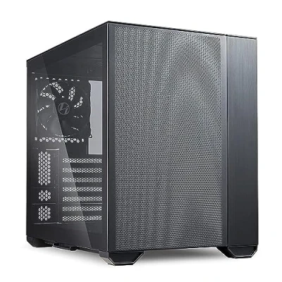 Immagine di Lian Li O11 AIR MINI BLACK Midi Tower PC Case da gioco, Contenitore Nero