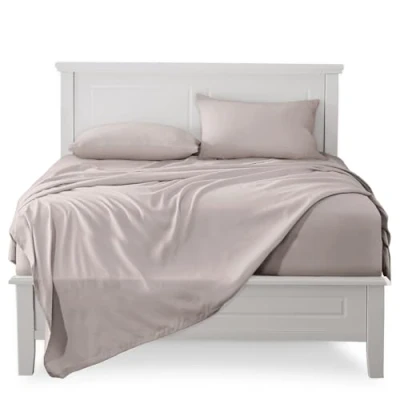 Immagine di FARFALLAROSSA Lenzuola Singolo Completo, Materiale 100% Puro Cotone, e 1 Federa da Letto, Biancheria Letto Made In Italy, tortora