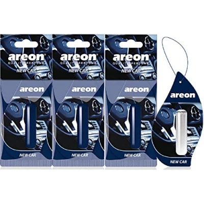 Immagine di Areon liquido deodorante per auto nuova odore profumo ciondolo appeso a lunga durata Home 3D 5 ml multi pack Set di 3