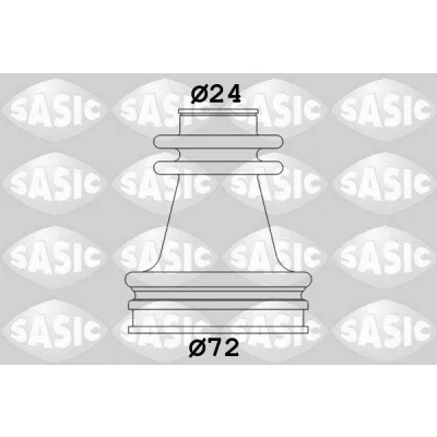 Immagine di SASIC 4003462 Soffietto sul lato del cambio RENAULT: CLIO 2, Kangoo I, 1