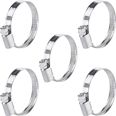 Immagine di Poppstar fascette stringitubo in acciaio inox 32 50mm con larghezza di banda 9mm, W2 (5 pezzi)
