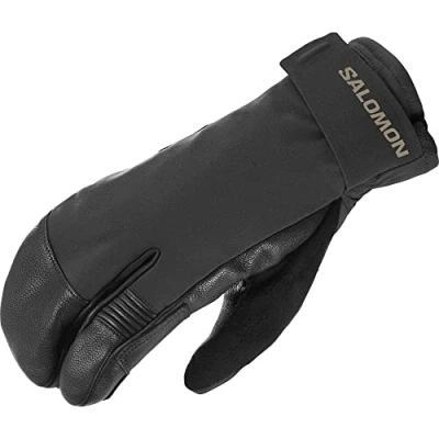 Immagine di Salomon Qst Paw Gore Tex, Guanti Sci Snowboard Escursionismo Corsa Unisex: Grip Durevole, Protezione Meteo, e Calore Prolungato, Nero, 2XL