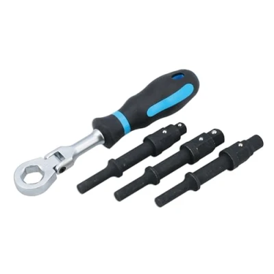 Immagine di Laser 9009 Impact Driver Bit &amp; Square Drive Wrench Set 4pc